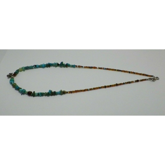 Genuine Turquoise Adventurine Necklace - Picture 3 of 3